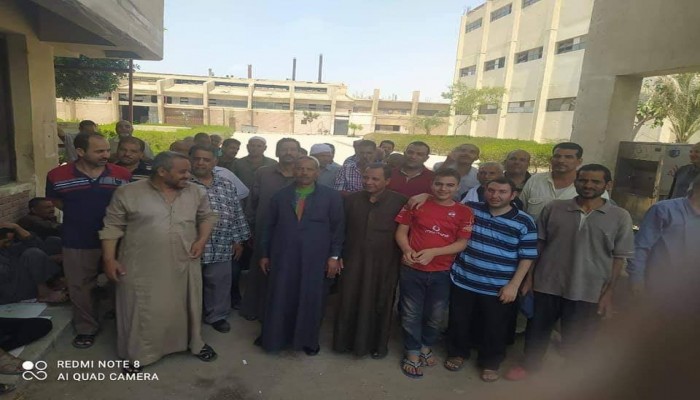 إضراب عمال مصنع دايمتكس بالعاشر من رمضان