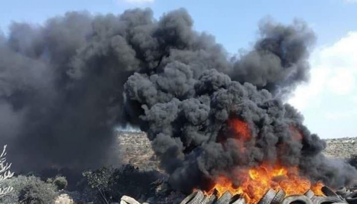 اندلاع مواجهات مع الاحتلال واستمرار فعاليات الإرباك في بيتا