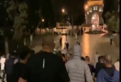 تشييع الشهـيد عبد المطلب الخطيب من المسجد الأقصى