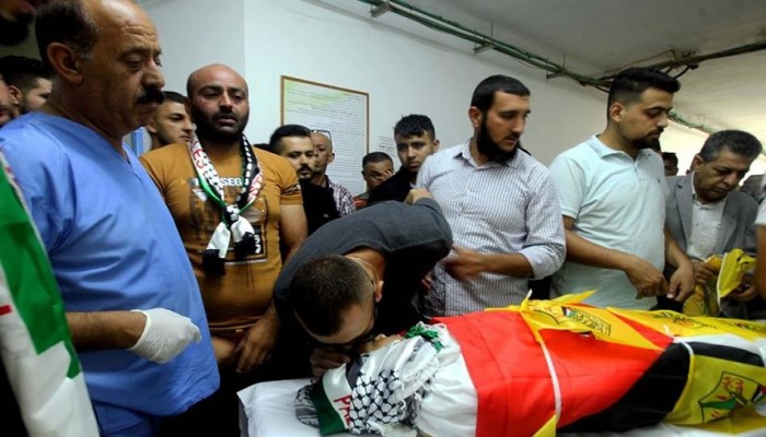 تشييع جثمان الشهيد الطفل محمد العلامي في الخليل
