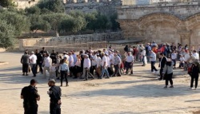 صهاينة يدنسون المسجد الأقصى.. ومواجهات واعتقالات بالضفة المحتلة