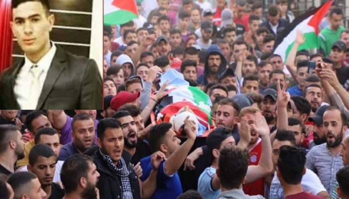 جماهير نابلس تشيّع الشهيد محمد فريد حسن في قصرة