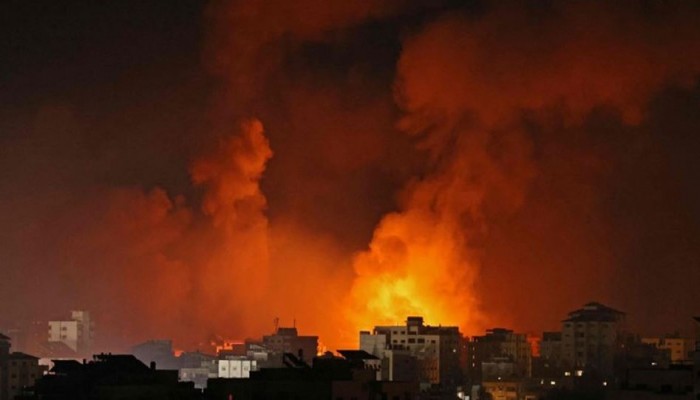 قصف صهيوني يستهدف موقعا وأرضا زراعية شمال غزة