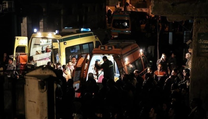 3 قتلى إثر انهيار عقار مكون من 5 طوابق بالبحيرة
