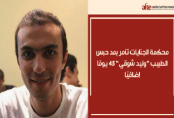 قضاء الانقلاب يقرر تمديد حبس الطبيب وليد شوقي 45 يومًا إضافيًا