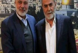 هنية يهاتف النخالة مهنئا بنجاح عملية نفق الحرية