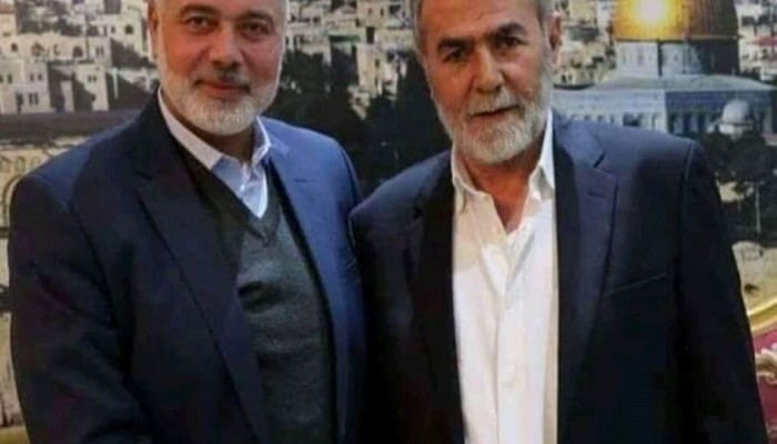 هنية يهاتف النخالة مهنئا بنجاح عملية نفق الحرية