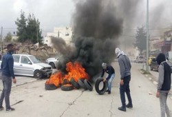 مواجهات مع قوات الاحتلال جنوبي الضفة دعمًا للأسرى الستة