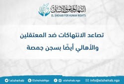 مركز الشهاب يدين تصاعد الانتهاكات ضد المعتقلين وذويهم بسجن جمصة