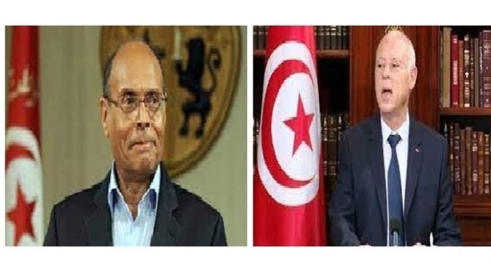 انقلاب تونس.. قيس سعيد يسحب جواز السفر الدبلوماسي من المرزوقي