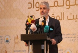 مشعل: قضية فلسطين تستوعب الجميع