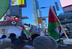 كندا.. مظاهرة تضامنا مع فلسطين وضد للتطهير العرقي بالقدس المحتلة