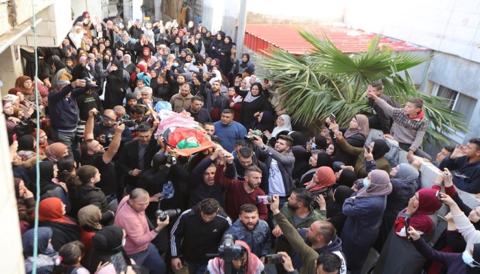 بيت لحم تودع الشهيد الطفل محمد صلاح بجنازة مهيبة