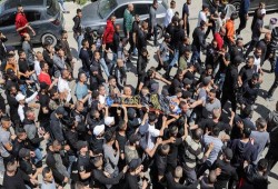 الآلاف يشيعون جثمان الشهيد أحمد السعدي في جنين