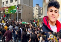 تشييع الشهيد غيث يامين في نابلس وسط هتافات مؤيدة للمقاومة