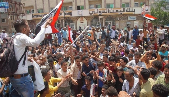 مظاهرات باليمن احتجاجا على تدهور الوضع المعيشي