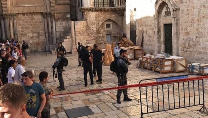 حماس تدين محاولات الاحتلال طمس الوجود المسيحي بالقدس