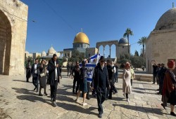 323 مستوطنًا رفعوا العلم الصهيوني بالمسجد الأقصى