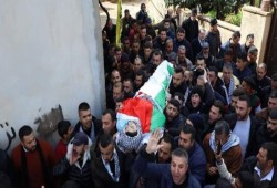 جماهير جنين تشيع جثمان الشهيد عبد الله قلالوة