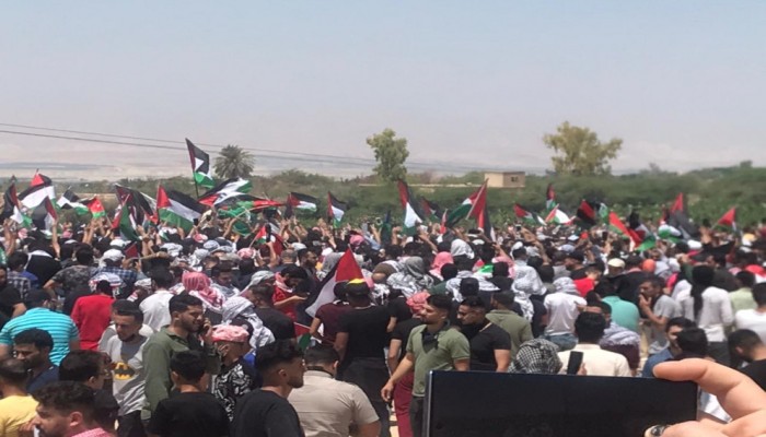 مسيرات حاشدة بالأردن تنديدًا بالعدوان الصهيوني على غزة