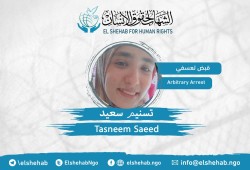 اعتقال المواطنة تسنيم سعيد تعسفيا من محل عملها بالشرقية