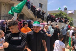 تشييع جثمان الشهيد عبد الجواد صالح شمال رام الله
