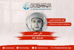 استشهاد الشيخ علي عامر بالإهمال الطبي في سجن برج العرب