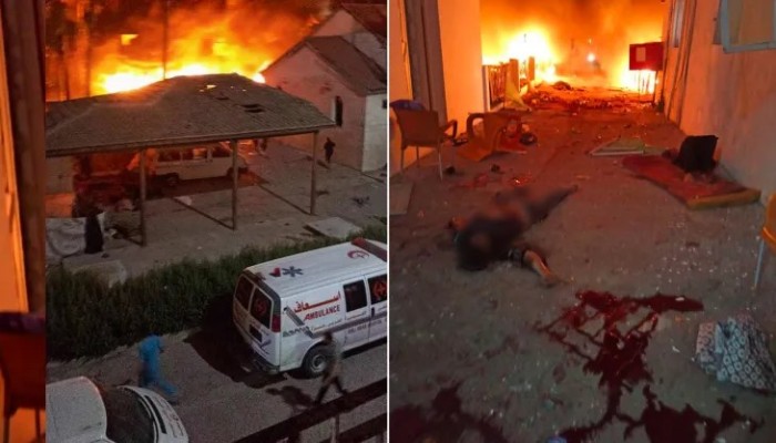 500 شهيد و600 جريح بمجرزة الاحتلال في المستشفى المعمداني بغزة