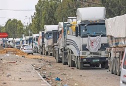 الاحتلال يفتح النار على قافلة لـ “الأونروا” في غزة