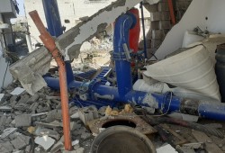 الاحتلال يدمر نحو 40 بئراً و9 خزانات للمياه منذ بدء العدوان على غزة