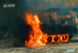القسام تعلن تفجير منزل مفخخ بقوة صهيونية في خانيونس وتدمير 4 دبابات بغزة