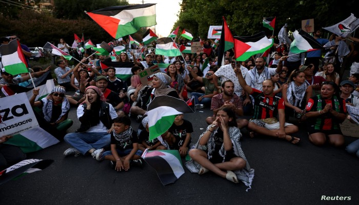 مظاهرات في تشيلي دعمًا لغزة وتنديدًا باستمرار العدوان الصهيوني