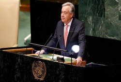 من معبر رفح.. جوتيريش: حان الوقت لوقف لإطلاق نار "إنساني" في غزة