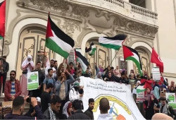 طلاب تونس يتظاهرون نصرة لغزة.. انخراط في طوفان الجامعات
