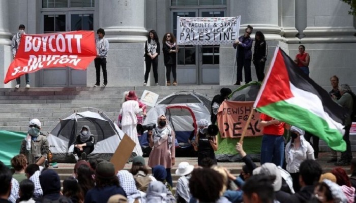 تواصل اعتصامات الجامعات دعماً لفلسطين والشرطة الأمريكية تعتقل 2400 طالب