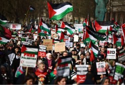 تواصل المظاهرات بالعالم تنديدا بالعدوان الصهيوني على غزة