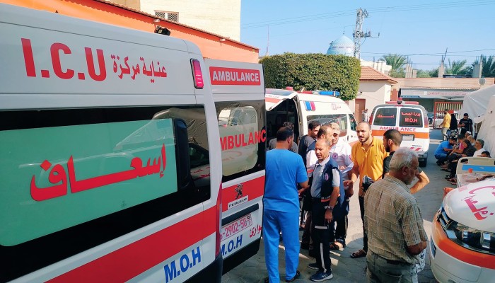 مستشفى الأقصى يتوقف عن استقبال الجرحى لنقص المستلزمات والكوادر