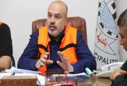 استشهاد رئيس بلدية النصيرات إياد مغاري بقصف صهيوني