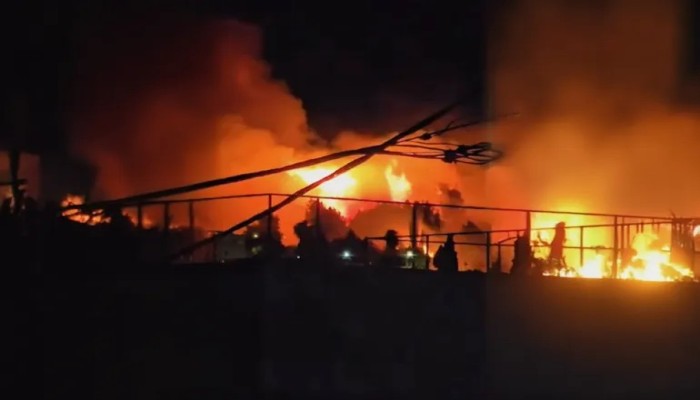 حريق كبير قرب قاعدة عسكرية صهيونية بالقدس المحتلة