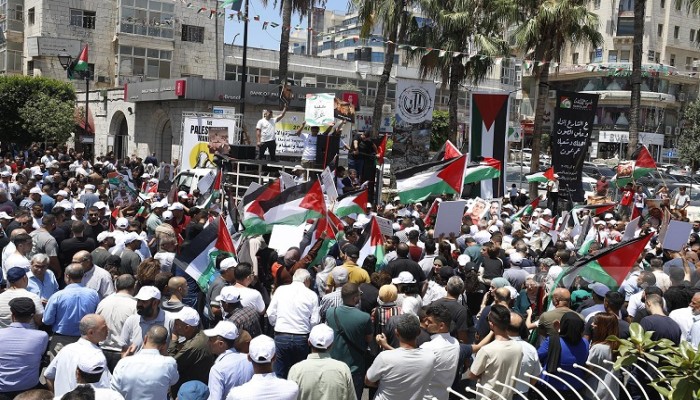 مسيرات حاشدة في الضفة المحتلة باليوم العالمي لنصرة غزة والأسرى