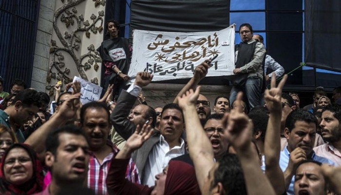11منظمة حقوقية تدين الحملة الأمنية على الصحفيين في مصر