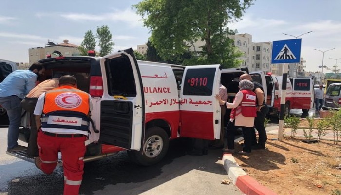 إصابة ٣ شبان برصاص الاحتلال والدعس شمال رام الله