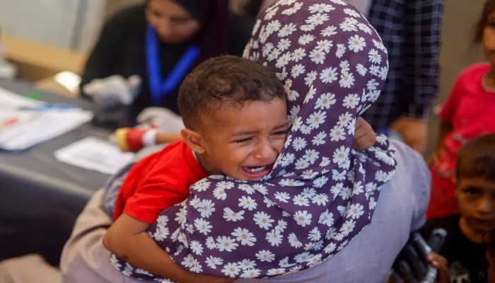 الأمم المتحدة تؤكد أول حالة إصابة بشلل الأطفال في غزة