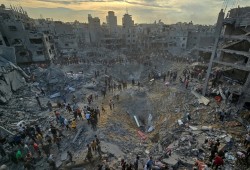 50 مليون طن من الركام الملوث ببقايا قنابل محرمة دوليا في غزة