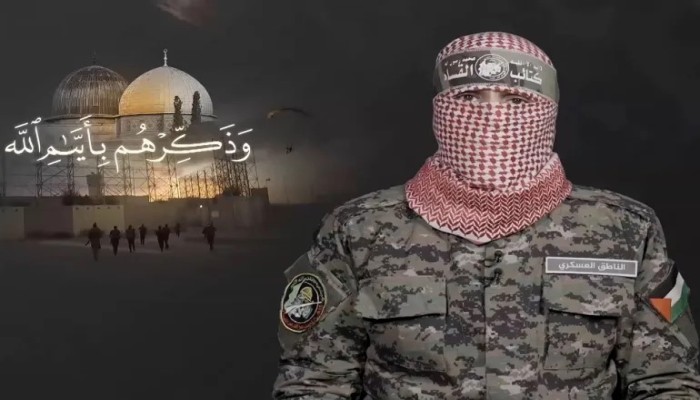 هاكرز يخترقون مواقع صهيونية ويضعون صورة أبو عبيدة
