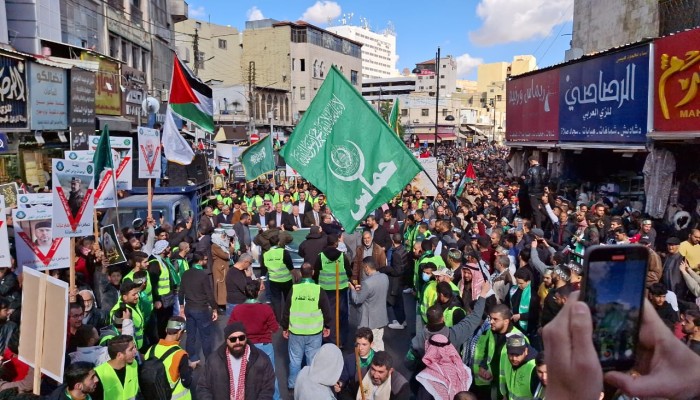 مظاهرات الأردن: حماس نموذجٌ ملهمٌ لكل الأمة