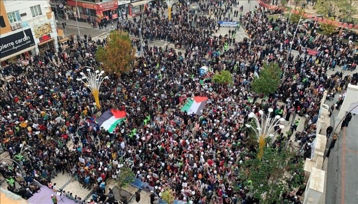 مظاهرة حاشدة بأسطنبول ضد الإبادة الجماعية في غزة
