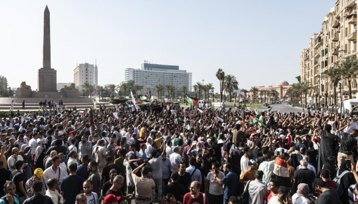 قضاء الانقلاب يجدد حبس 173 شابا تظاهروا لنصرة غزة