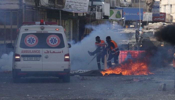 مواجهات عنيفة مع الاحتلال شرق نابلس