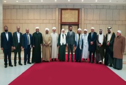 الرئيس السوري أحمد الشرع يستقبل وفدا من الاتحاد العالمي لعلماء المسلمين